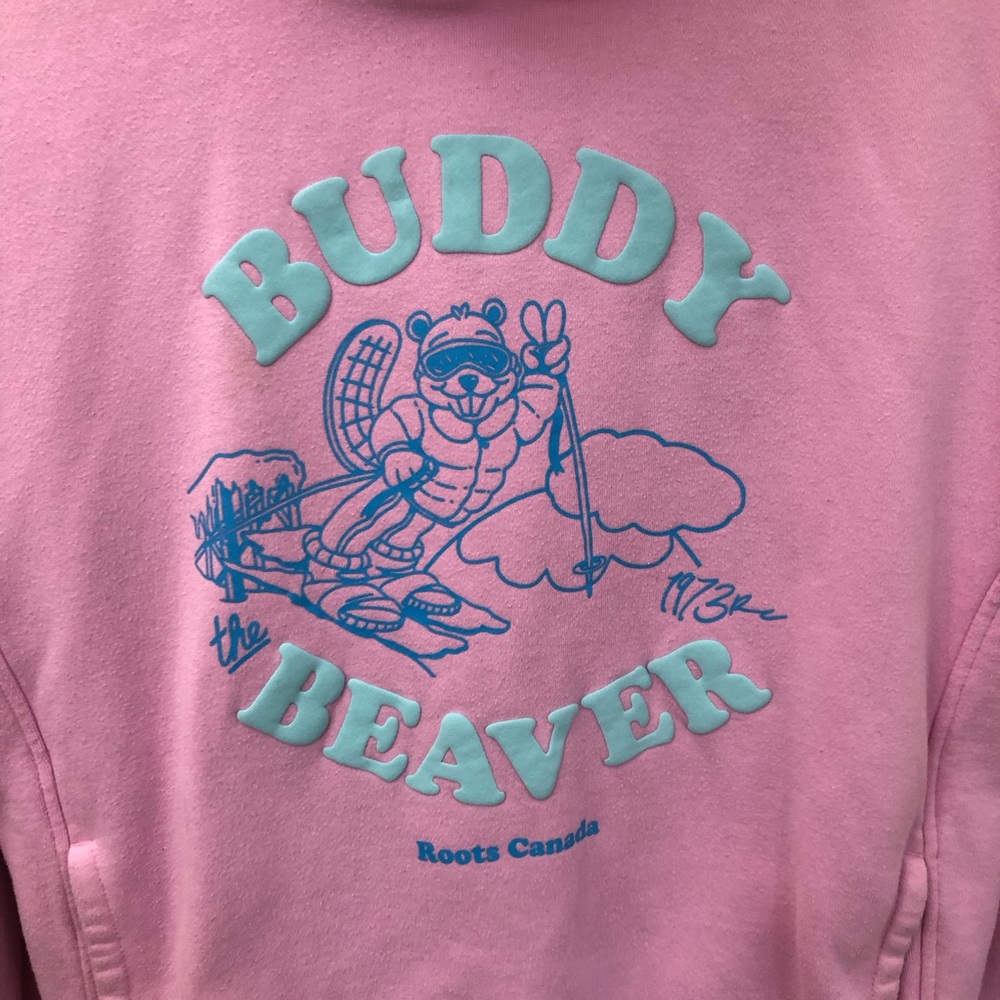 Roots Canada adult Buddy Beaver pullover hoodie - Picture 4 of 13